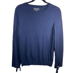 Banana Republic‎ Fillipucci Cashmere Italian Merino Wool Blend Navy sweater , M
